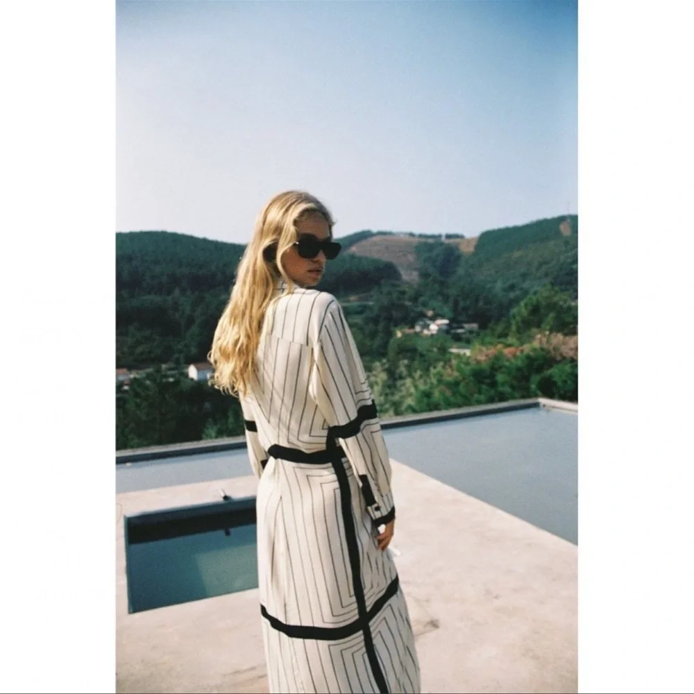 Zara Stripe Shirt Dress - Picture 12 of 12